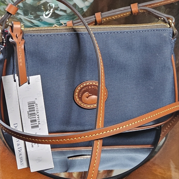 Dooney & Bourke Lexi Navy Nylon Crossbody Bag - Picture 16 of 16